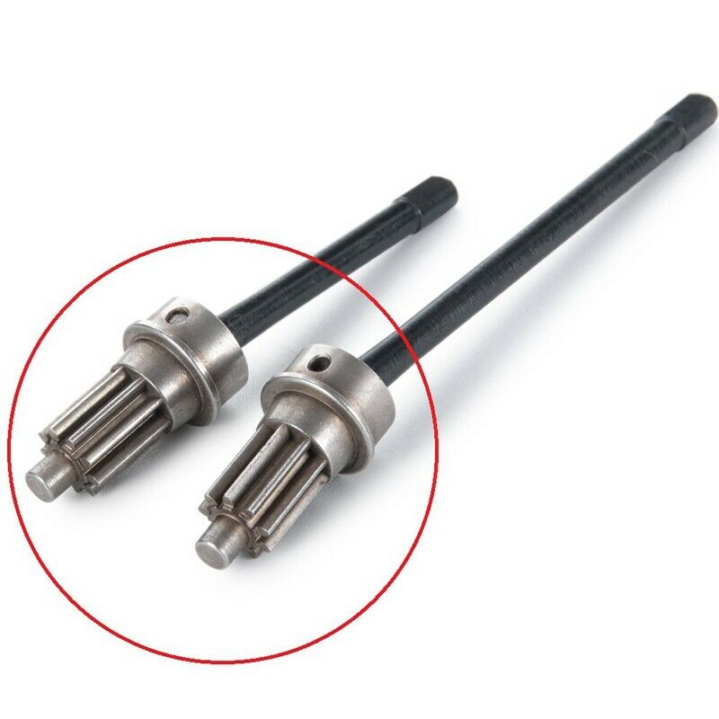 4Pcs Metal Front & Rear Portal Drive Shaft Input Gear Set 8259 8257 for TraxU6V3