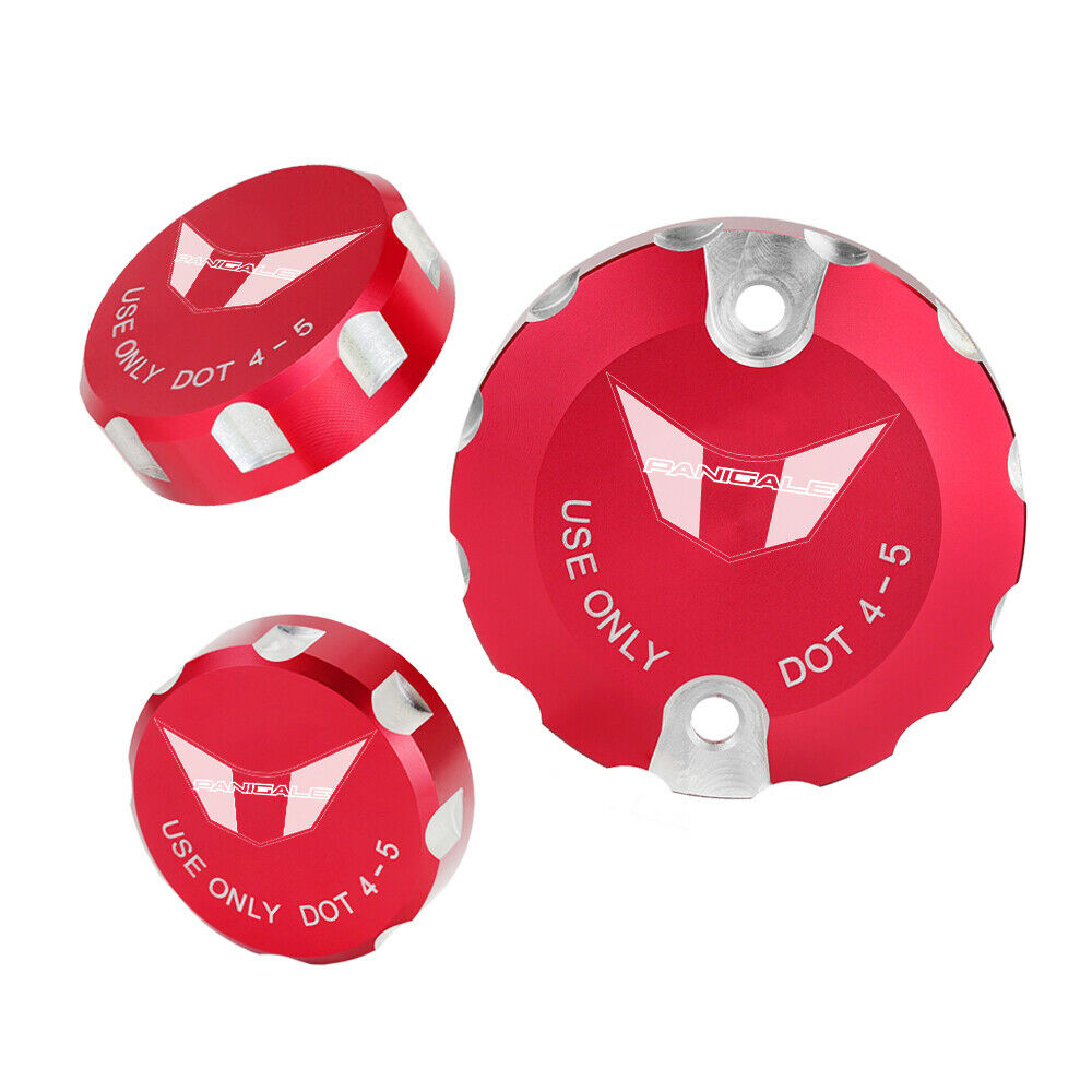 Front Rear Brake Clutch Reservoir Cover Cap For DUCATI Panigale899/959/1199/1299