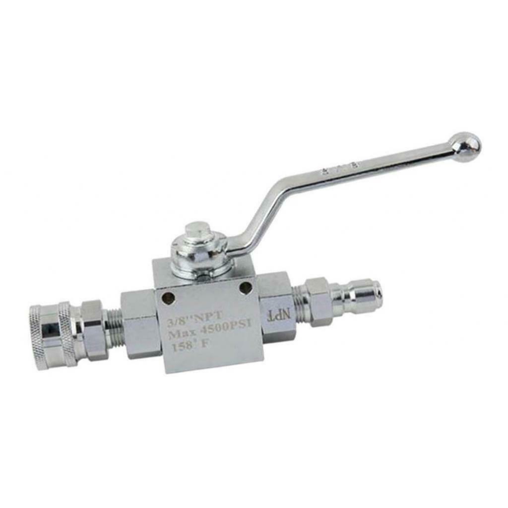 Set of 2 3/8" NPT Plating Ball Valve High Pressure With Thickened Valve