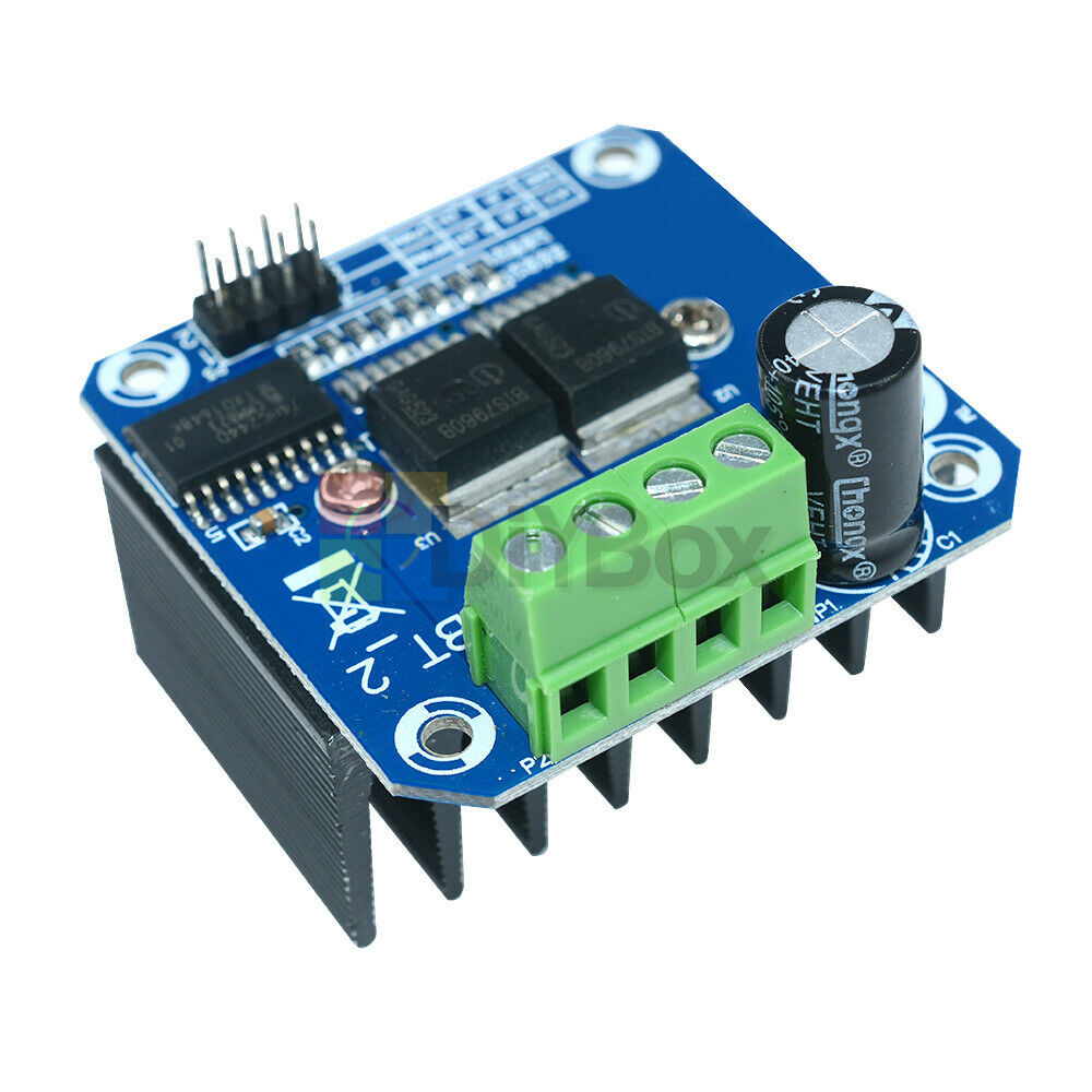 Double BTS7960B DC Stepper Motor Driver H-Bridge PWM  43A For Arduino Smart Car
