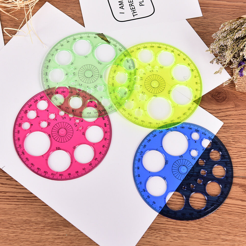 1Pc 360 Degree Sew Easy Plastic Templates Quilt Patchwork Stitch Craft Ru.l8