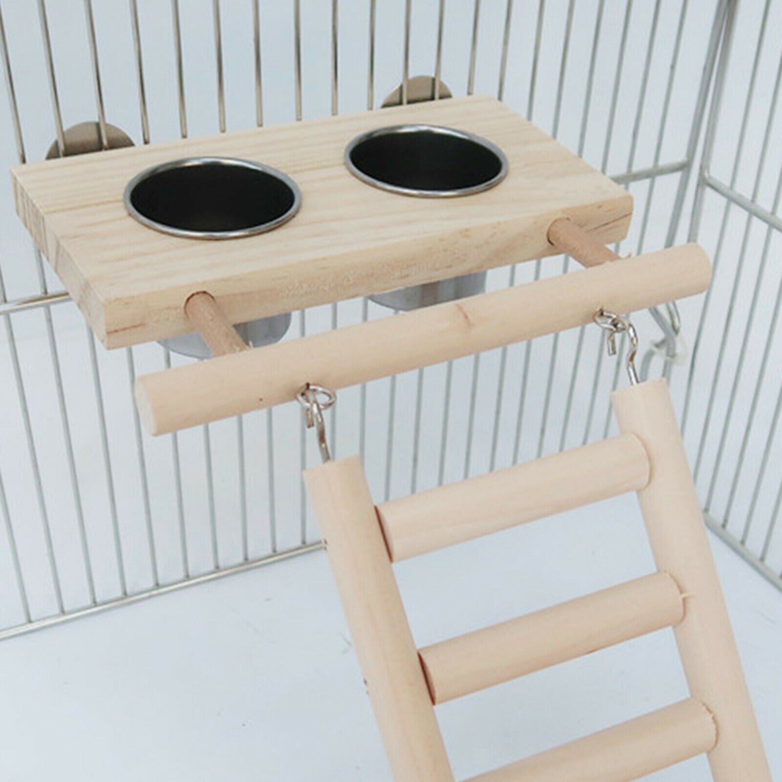 Parrots Bird Playground Wooden Perch Climbing Ladder Toys for Birds Parakeet