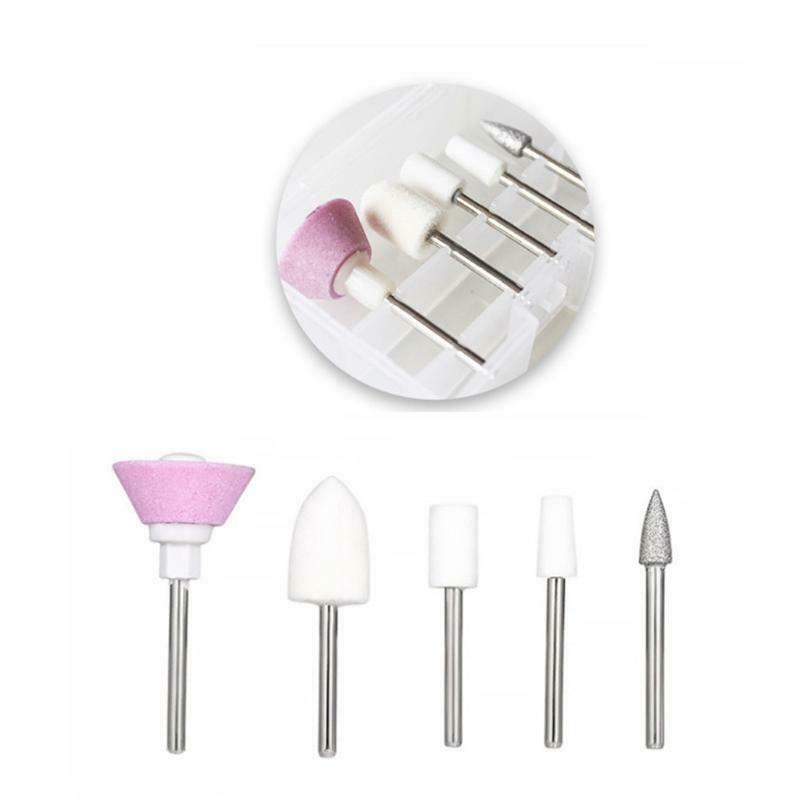 Electric Manicure Head Replacement Device Nail Cuticle Files Tools Pedicure