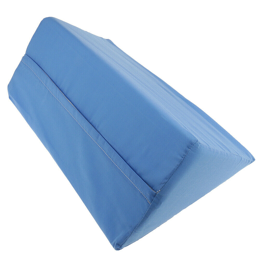 2 Pieces Soft Foam Bed Wedge Pillow Elevation Cushion for Side-sleeping