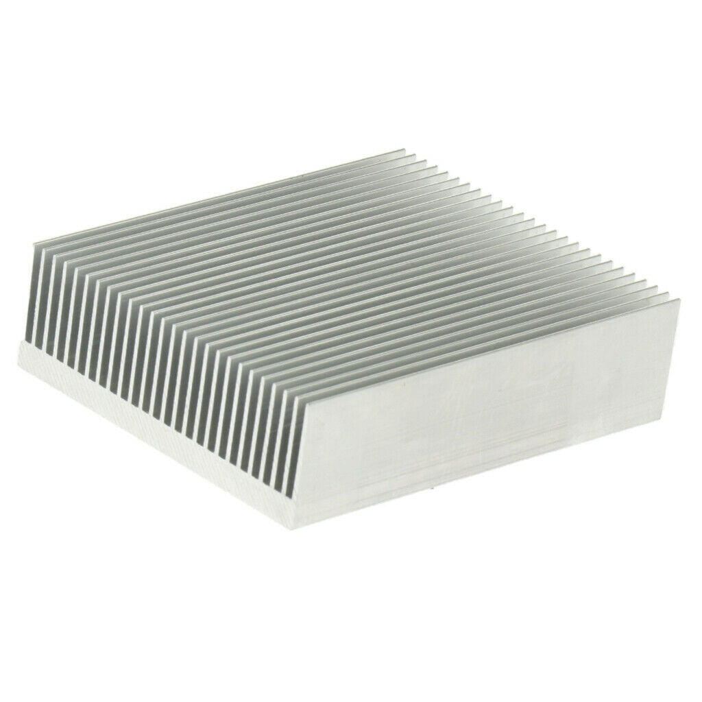 Aluminum  Sink 100mmx80mmx26.9mm Radiator Driver Cooler Heatsink White