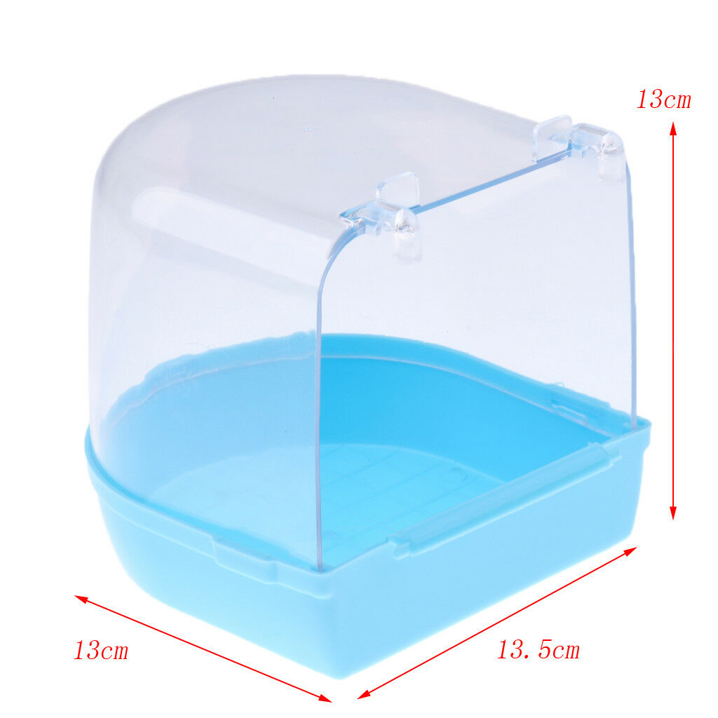 Bird Bath Parrots Large Cage Bathtub Clip-On Bird Bath Random Color