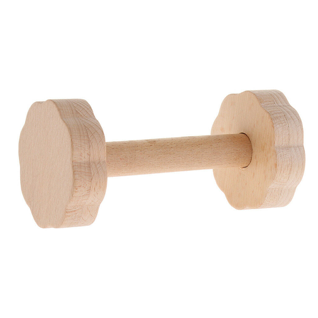 Wooden Musical Maracas Rattle Baby Hand Shaker Percussion Instrument
