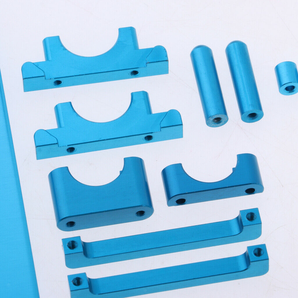 1 Set RC Chassis Armors Set, Durable Metal Chassis Armors Protection Skid Plate