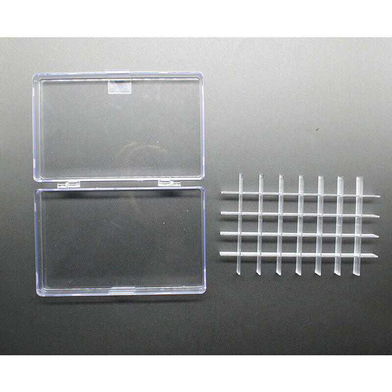 1pcs 40 Grids Transparent Acrylic Finger Sponge Daubers Storage BoxBDAU