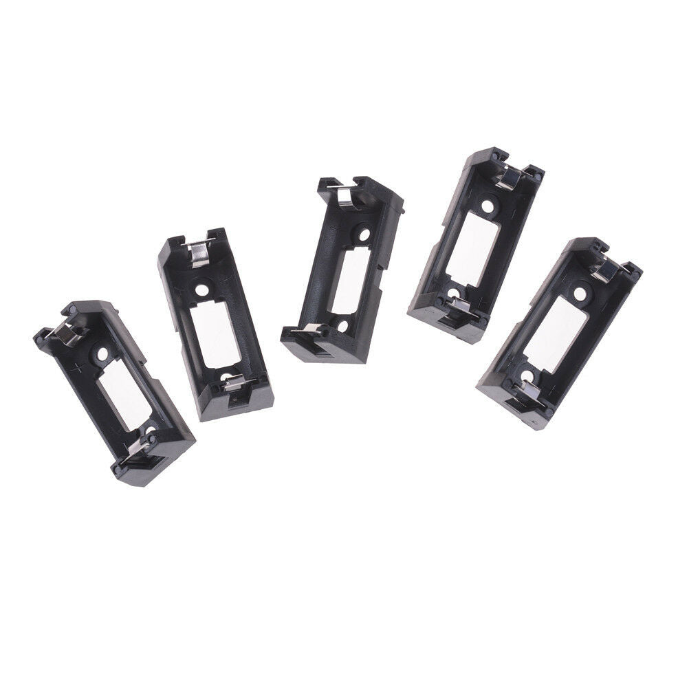 5x PCB Plug-in Type CR123A Lithium Battery Holder Socket Black New Arriva.l8