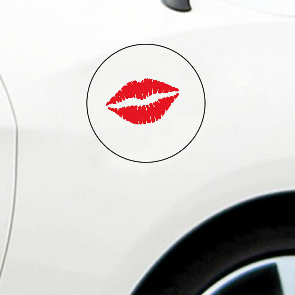 7x5cm Kiss Marks Fuel Cap Decals Car Styling Decoration Stickers Car Stickers