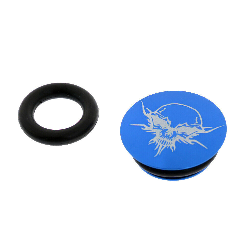 Alloy Bike Crank Cap Bicycle Cranksets Cover Fixing Bolt Dustproof  blue