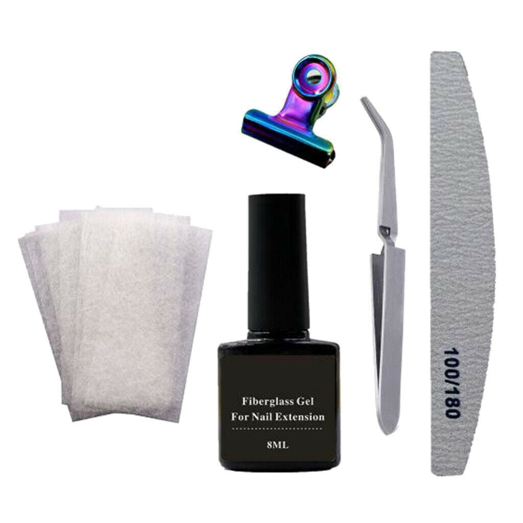 Fiber Glass Nail Extension Gel Acrylic Tips Wrap Acrylic Tips Manicure Tool