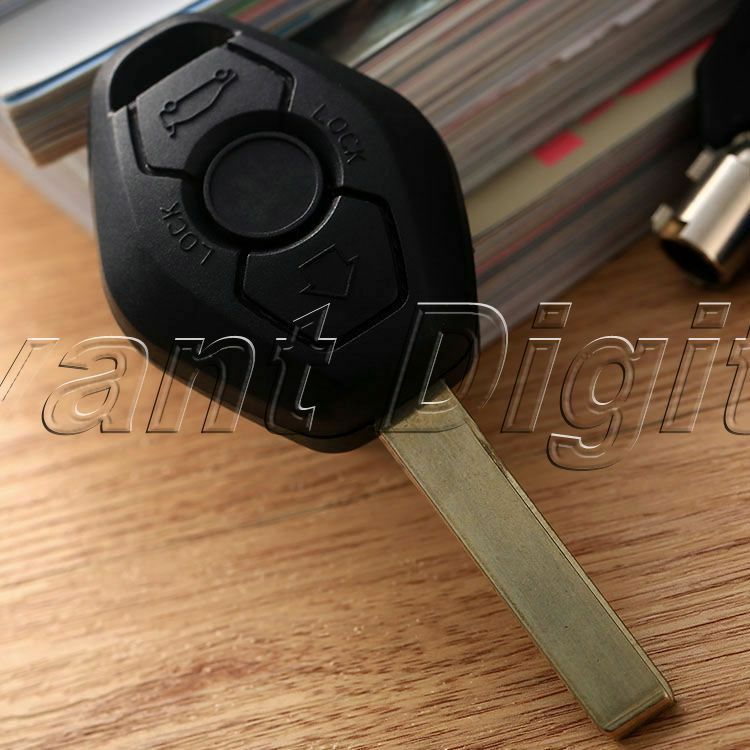 Replacement Keyless Entry Blank Uncut Blade Remote Key Fob Shell Case For