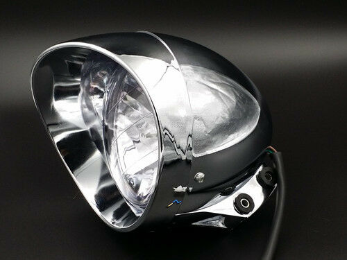 Motorbike Low/High Beam Headlight Bullet Light Bracket Cruiser Chopper Touring