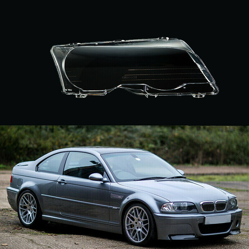 Fit For BMW 3-Series E46 Cabrio Pre-facelift 2000-2003 Right HeadLight Cover Len
