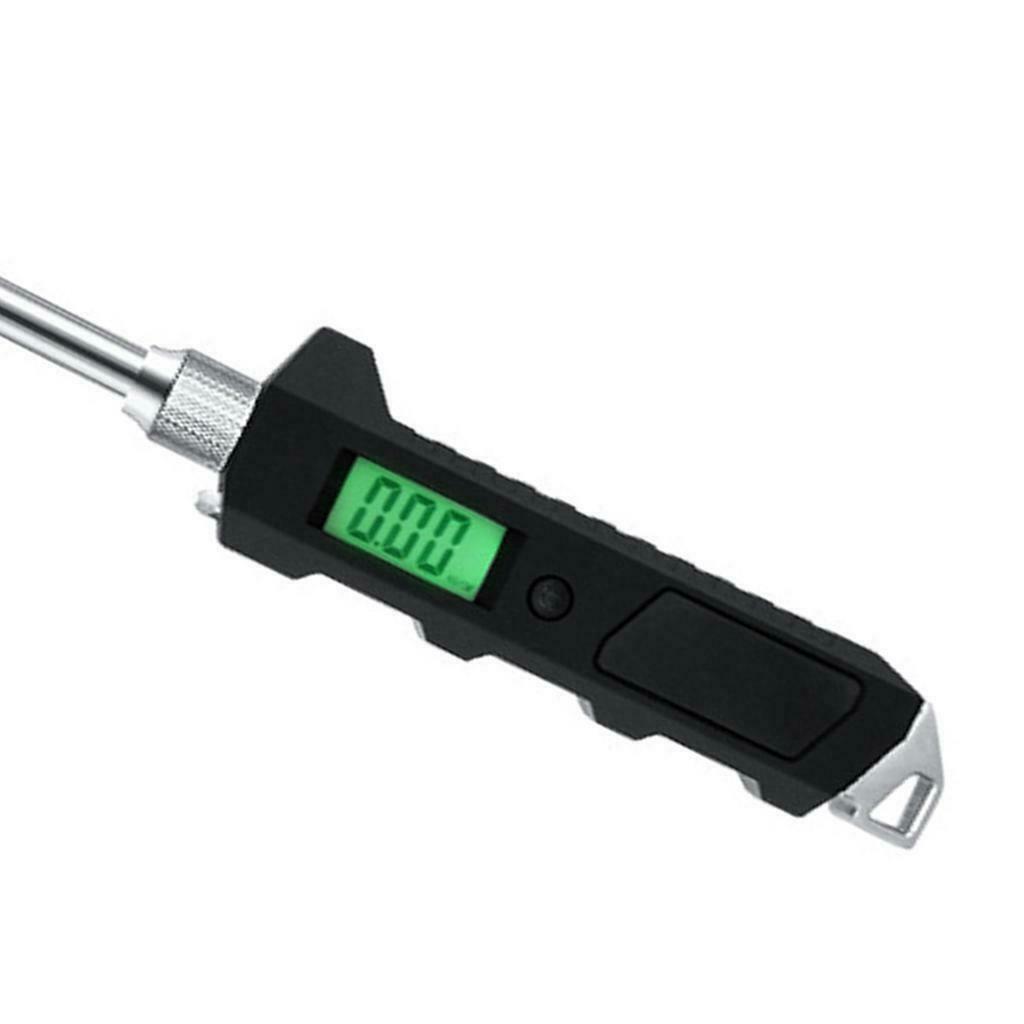 Heavy Duty Digital Tire Pressure Gauge Meter 0-230 PSI Stainless Steel Dual Head