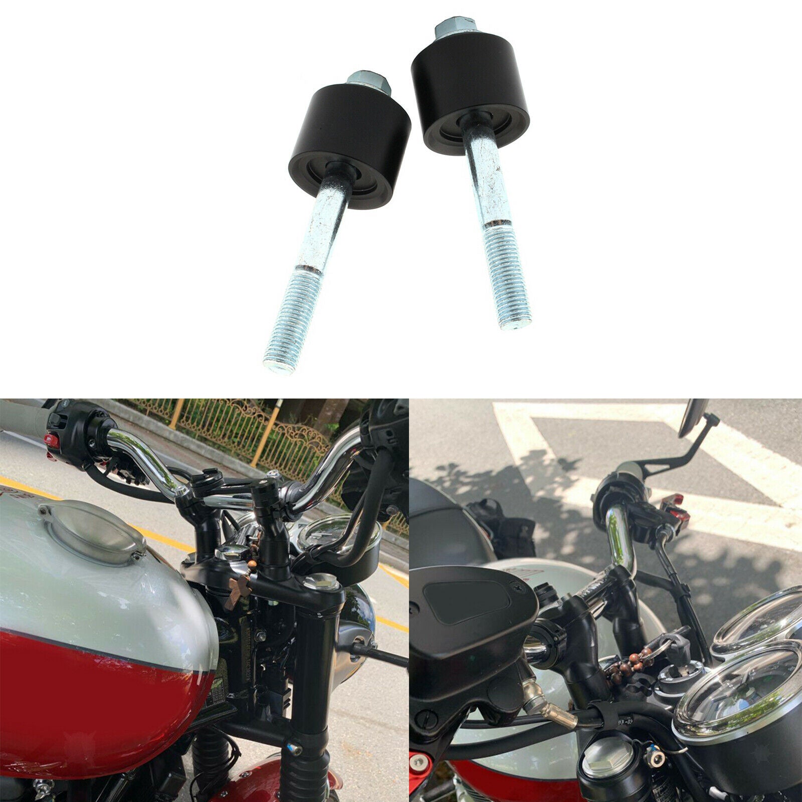 Motorcycle 25mm 1" Bar Handlebar Risers Clamp W/  for  T100 16