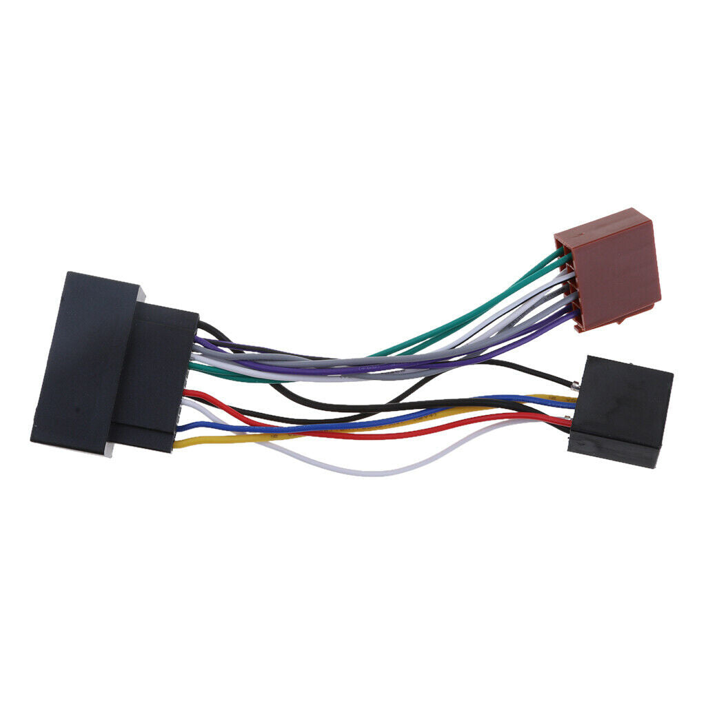 Car Radio Stereo Wiring Connections To ISO Connections Loom for Ford Fiesta