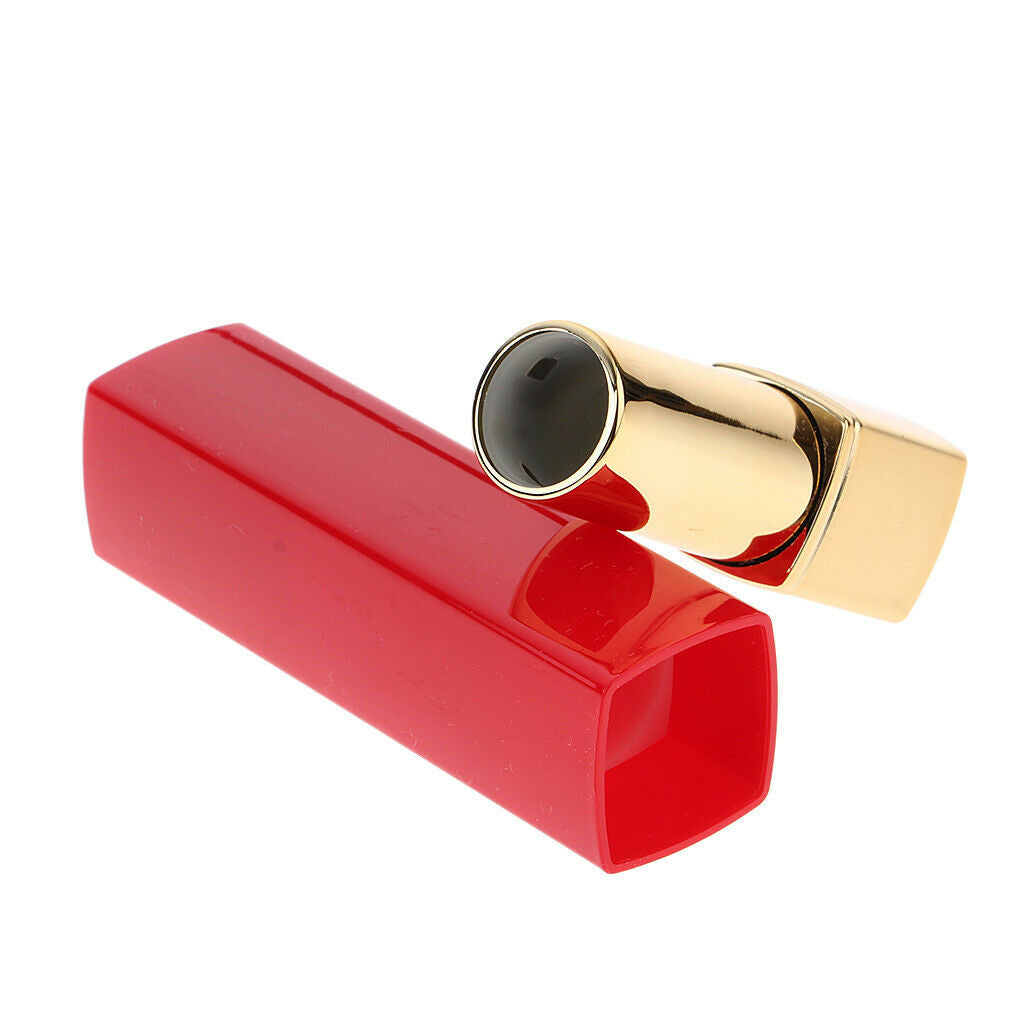 Makeup DIY Empty Lipstick Tube Refillable Lip Gloss Balm Bottle Container Red