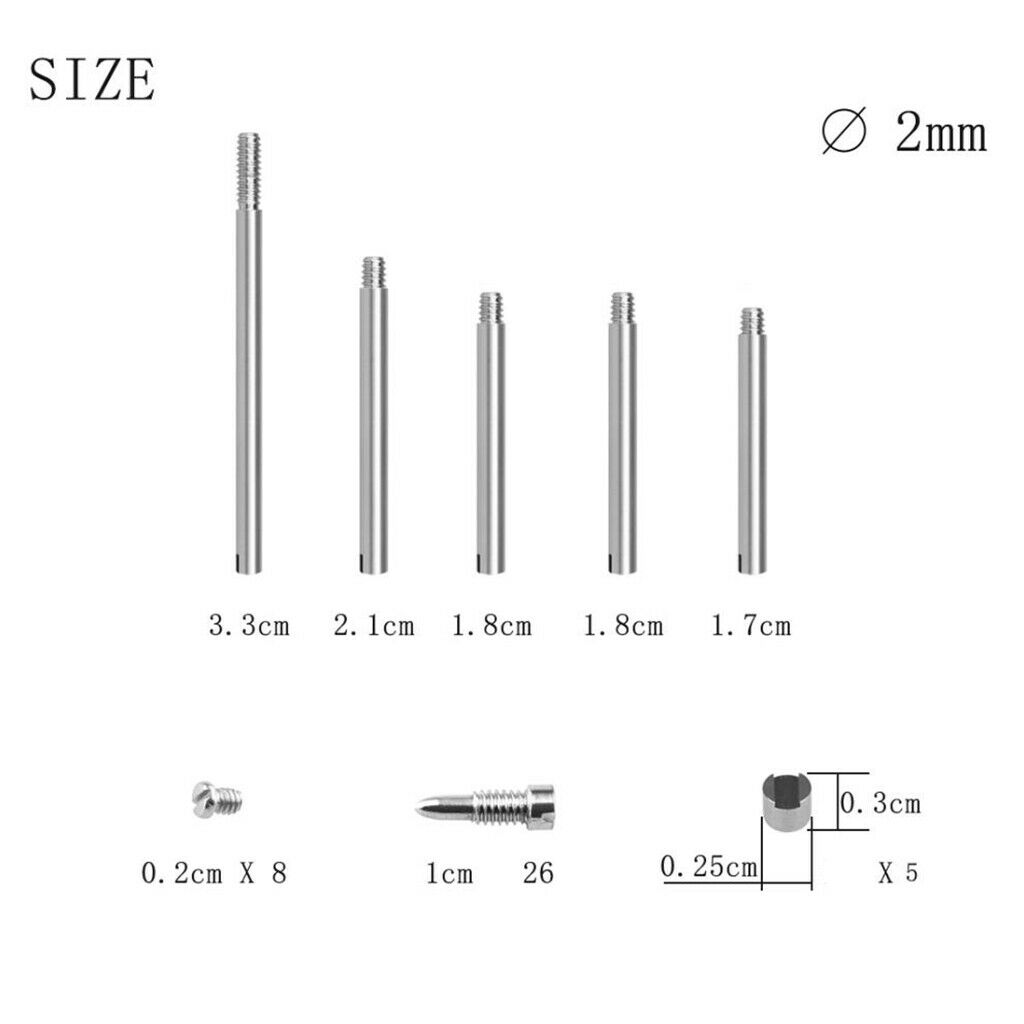 69 Pieces of Spare Parts Bassoon Screw Set Accessories