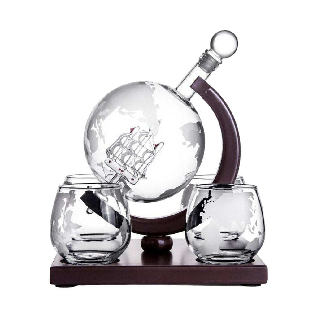 1000ml   Decanter Liquor Bourbon Wine Glasses Bar Home Decoration