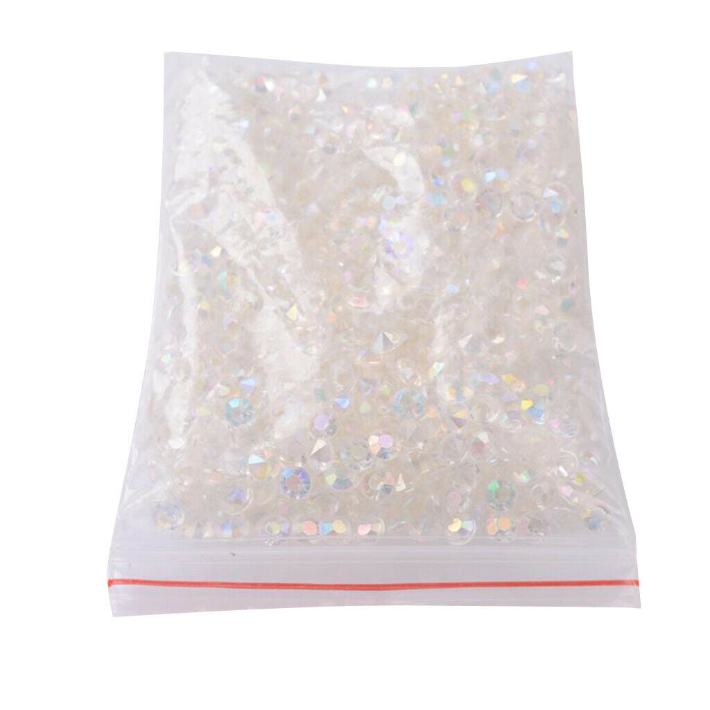 20000x Crystals Gems 3mm Vase Fillers Wedding Scatter Decor DIY Nail Crafts