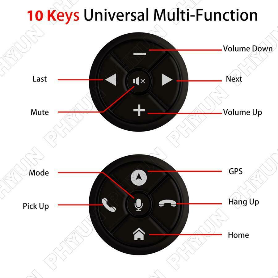 Universal Wireless Steering Wheel Controller For Car Stereo Radio DVD Player