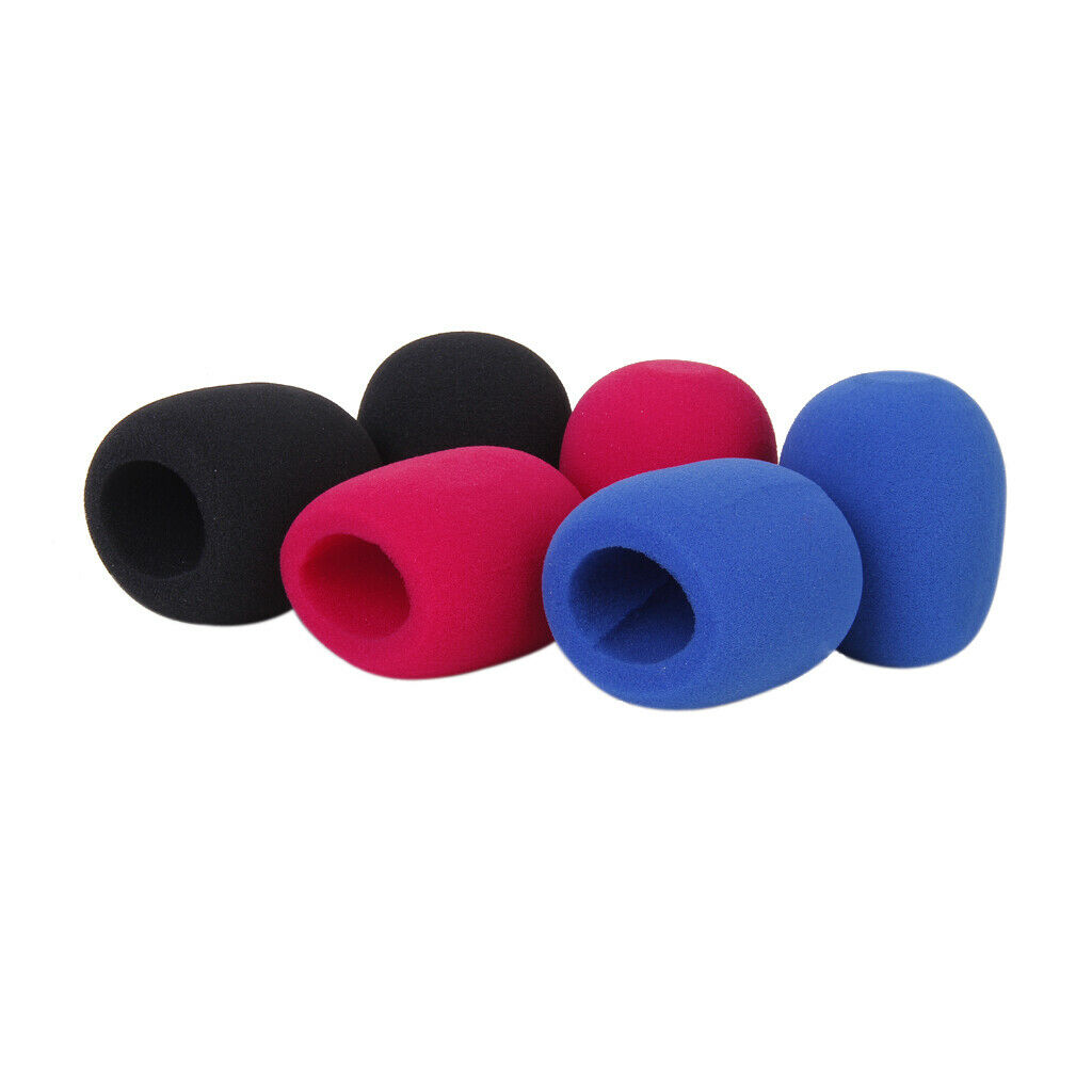 2x 2pcs Microphone Protection Foam Cover   Screen Windscreen