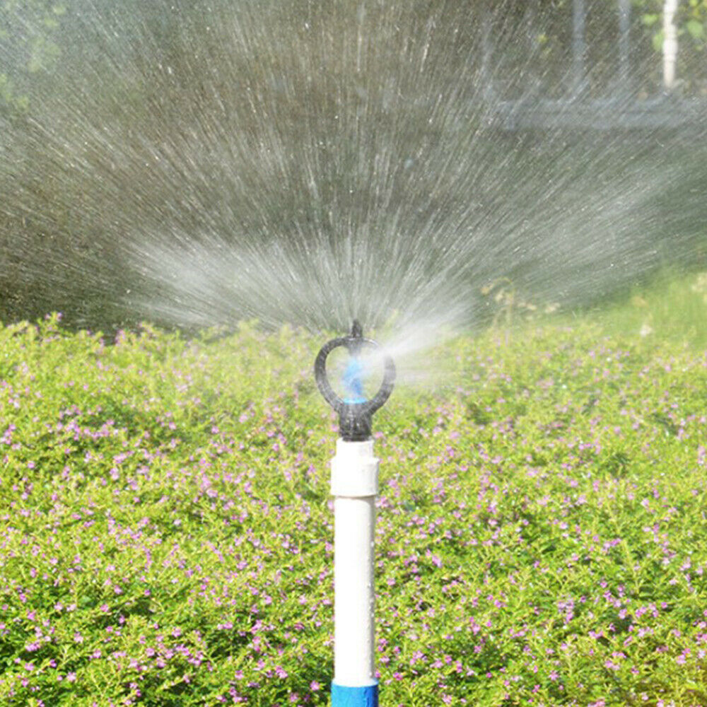 5Pcs 1/2 In 360 Degree Automatic Rotary Nozzle Sprinkler Lawn Watering Sprinkler