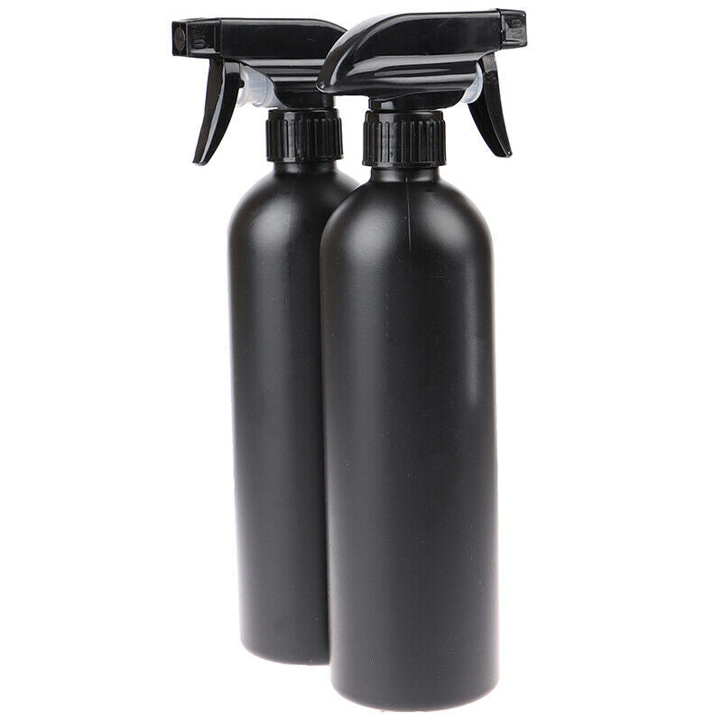 2x 500ml Plastic Black Trigger Bottle Car Cleaning Spray Multi-function B.l8