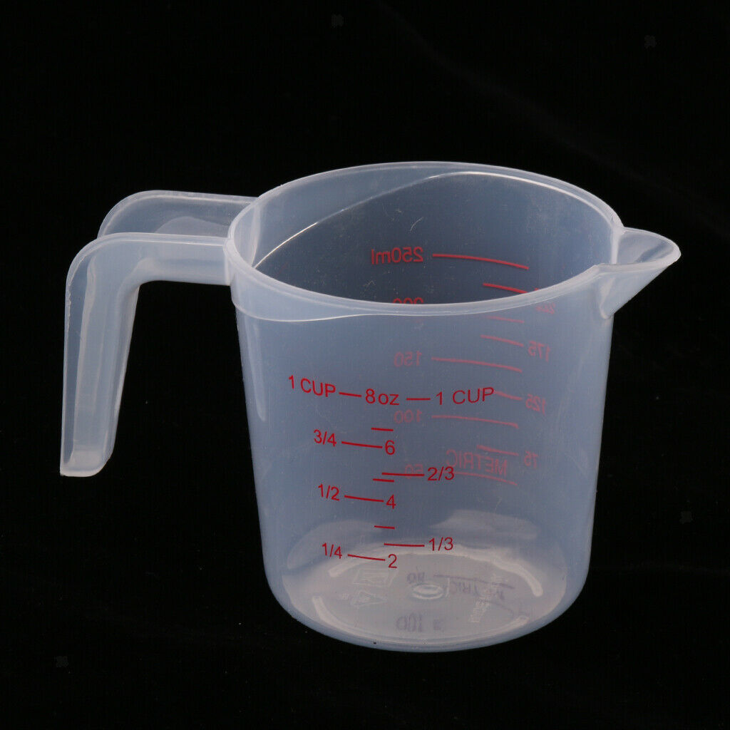 Transparent Plastic Measuring Cup For Young Parrot Baby