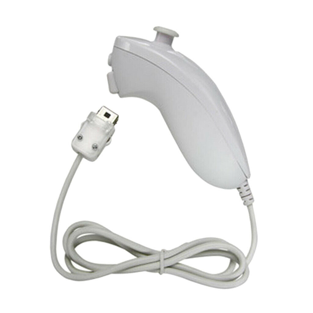 Arched White Wired Left Gamepad Joystick Tilt for 3 Axis Motion Sensing