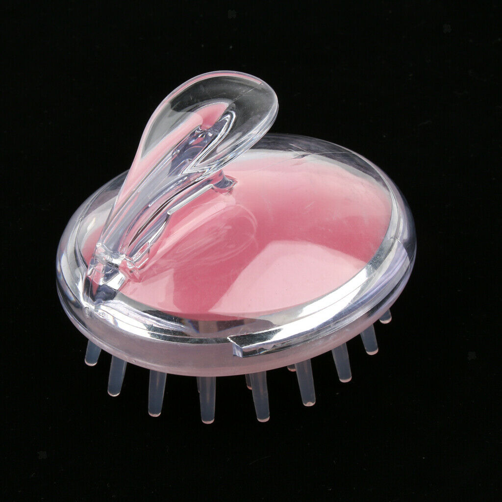2 Pieces Round Scalp Massager Brush Brush Growth Head Shampoo