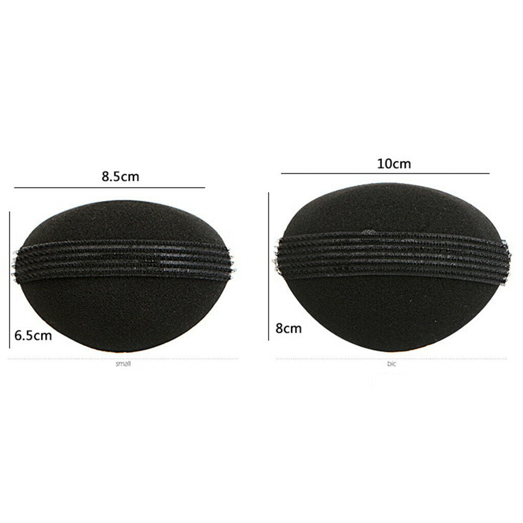 2 Pack Volume Bouffant Beehive Shaper Bump Foam Hair Styling Clip Stick Comb
