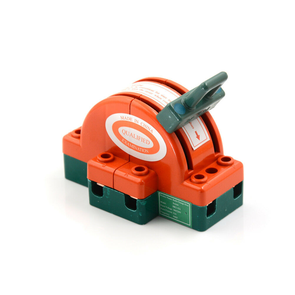 32A AC 220V 2 Pole Double Throw DPDT   Safety Disconnect Switch  WF
