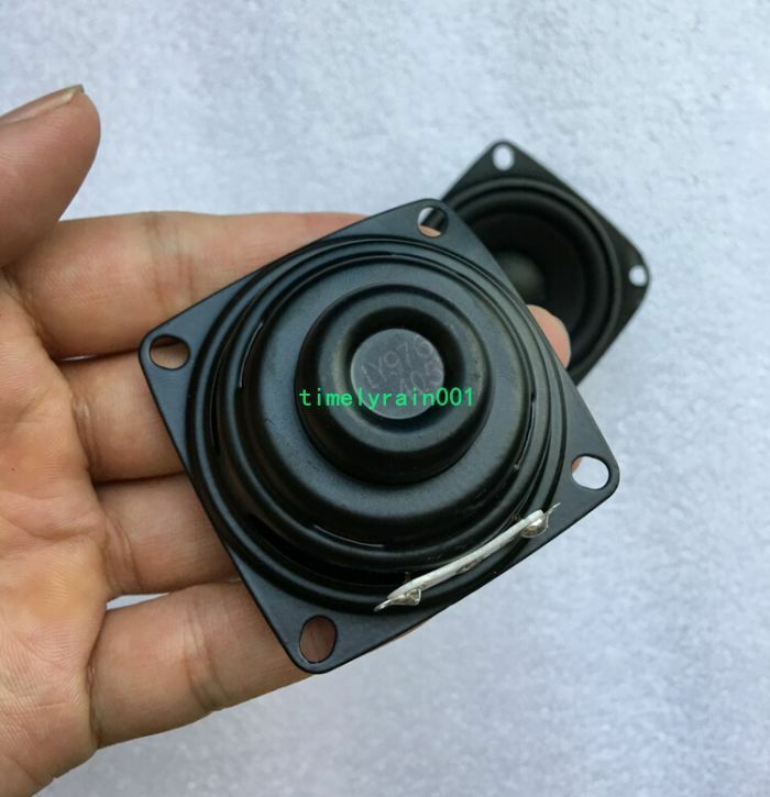2pcs 52MM 4Ω 5W Full-range speaker Loudspeaker HiFi Audio Part Neodymium Rubber
