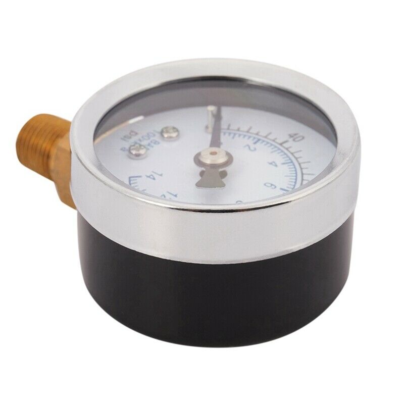 Ts-40-14 Bar 0-200 Psi 0-14 Bar Pressure Gauge 1/8 Male Npt Pressure Gauge AirV1