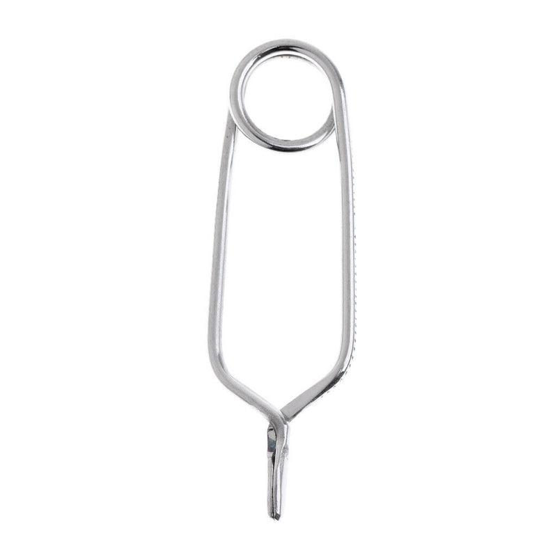 2pcs Stainless Steel Fly Tying Hackle Pliers Fly Tying Tools 2 Size