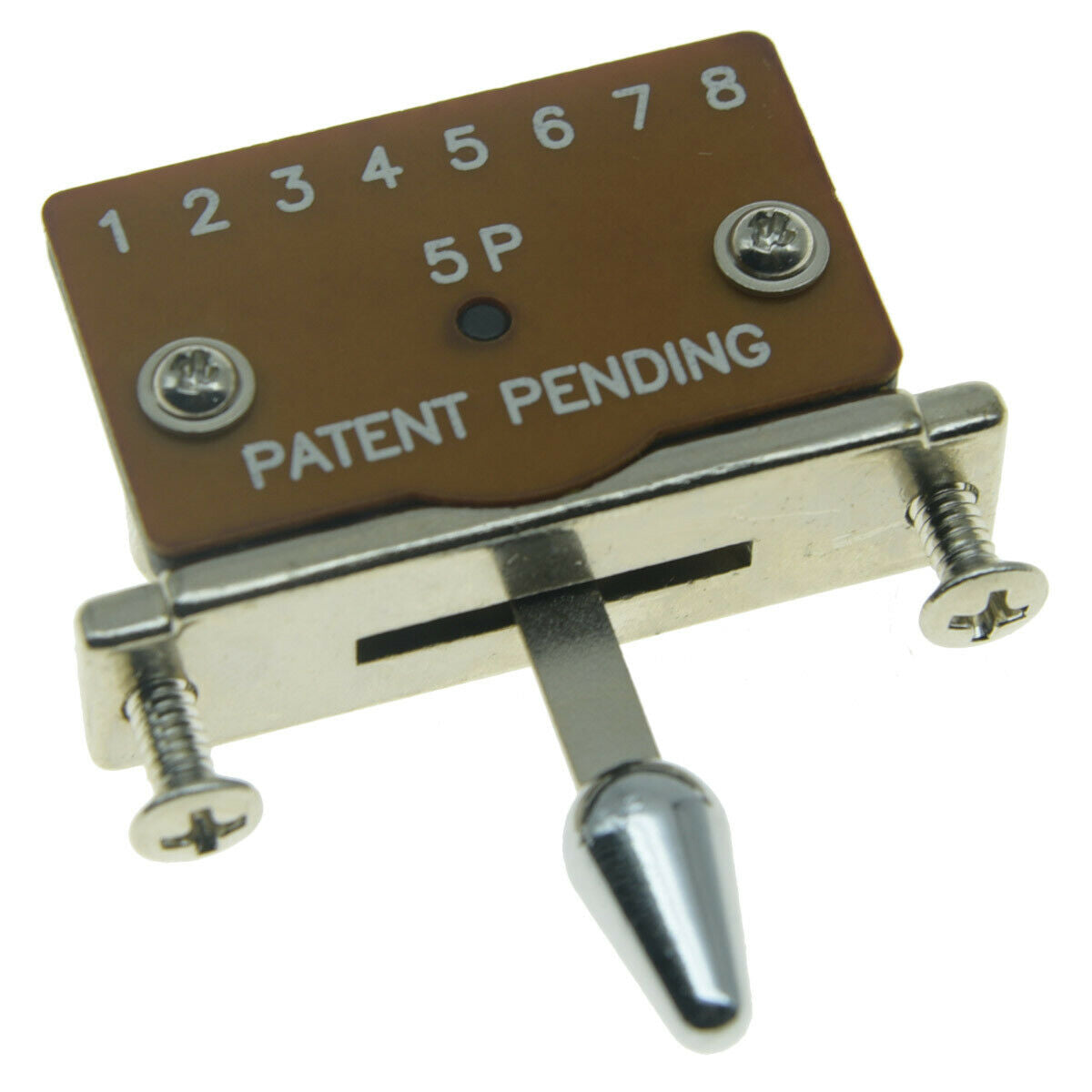 Heavy Duty 5 Way Guitar Pickup Lever Switch Chrome Tip