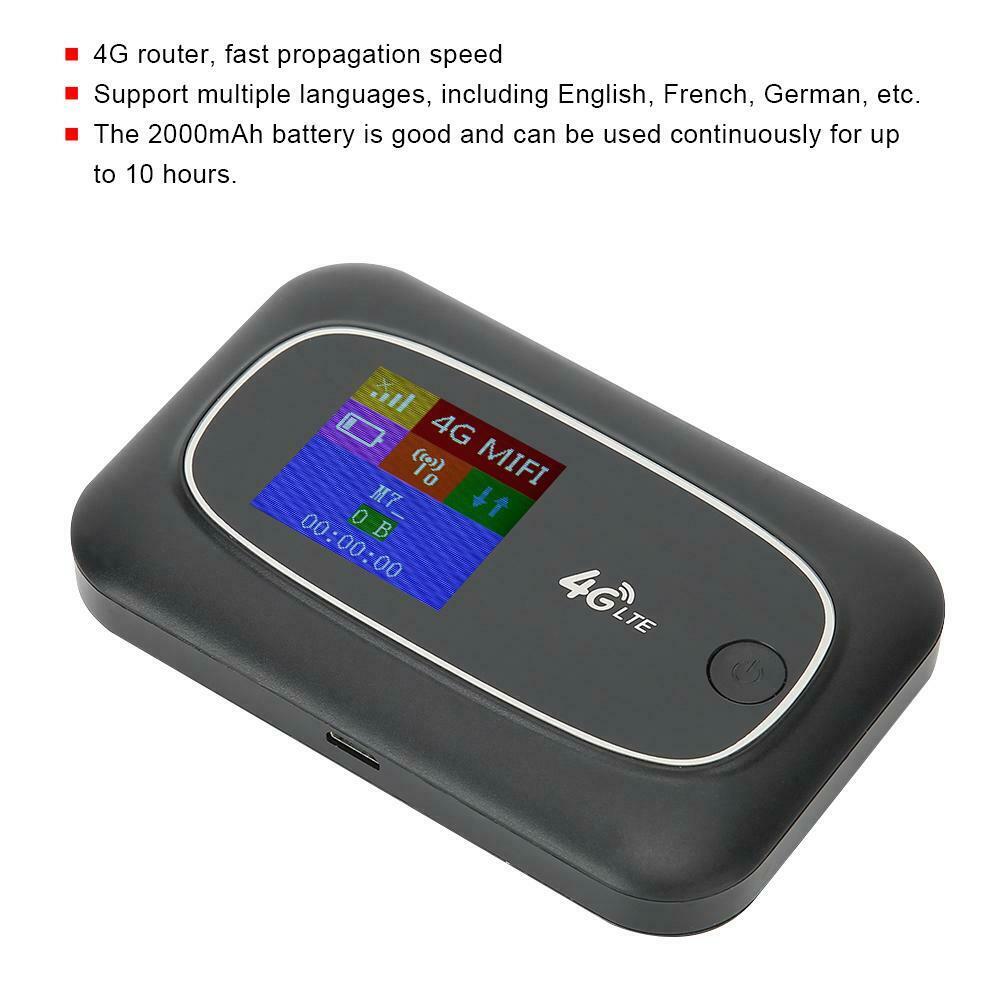 4G Wireless WiFi Router Portable Wireless Router Card USB CAT4 150Mbps Wifi