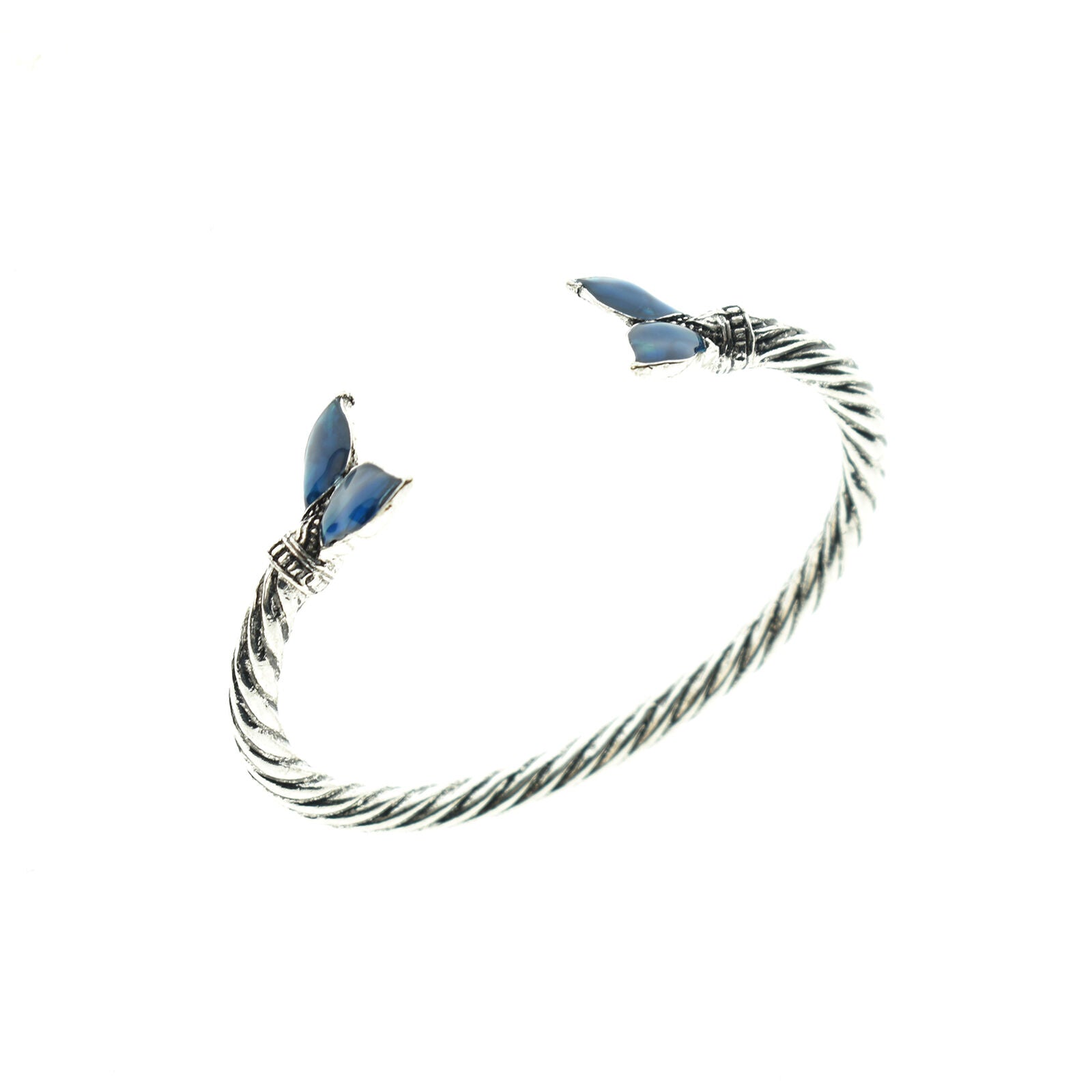 Women Girl Mermaid Tail Bangle Adjustable Ocean Chain Bracelet Jewelry New