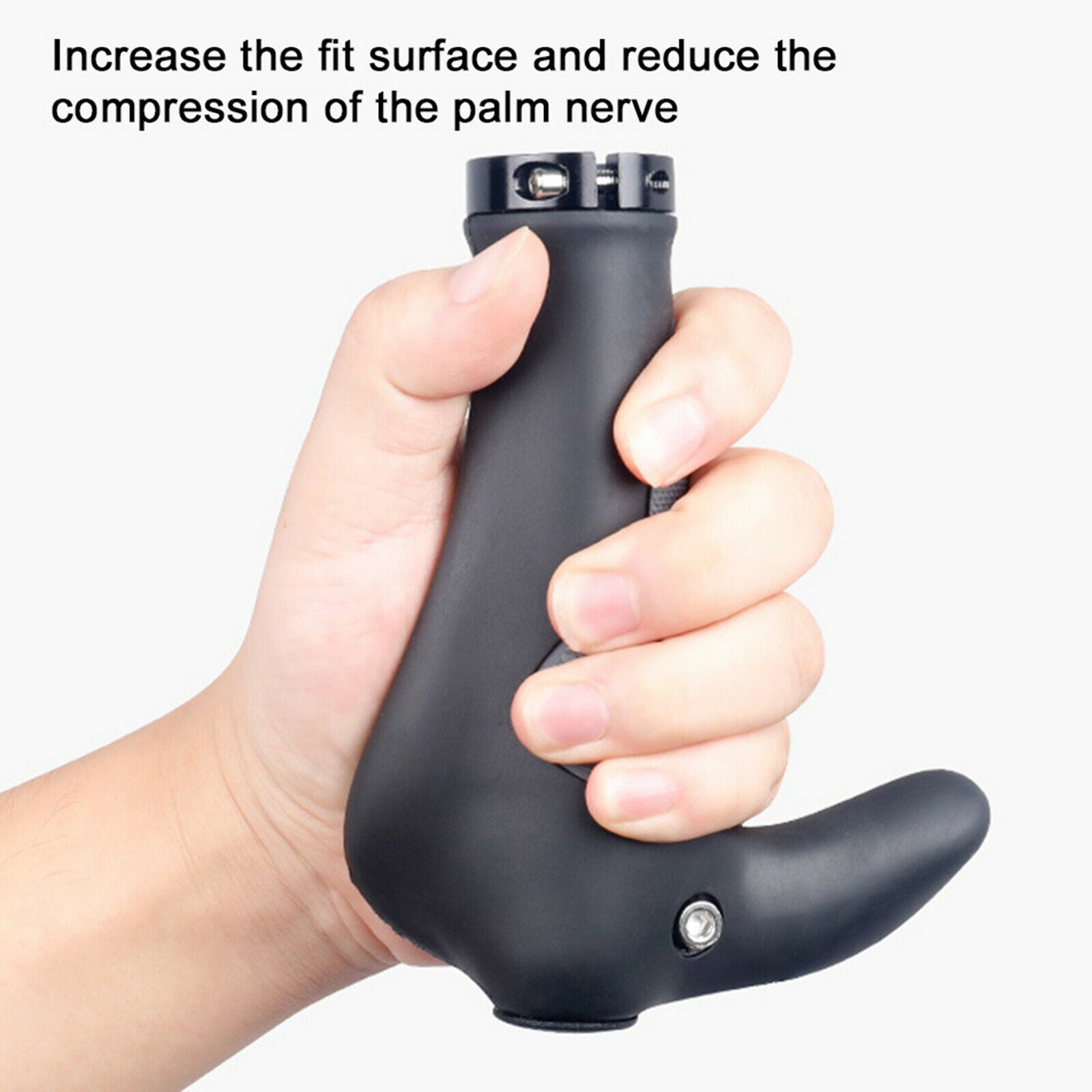 Bike Handlebar Grip Shock-Abosorbing Rest Bars Cycling Plug Wrap Accessories
