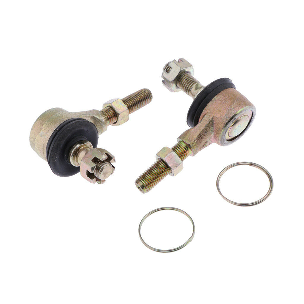 2 Pair 10mm Bolt Tie Rod End Ball Joiner for 110cc 125cc Dirt Bike ATV