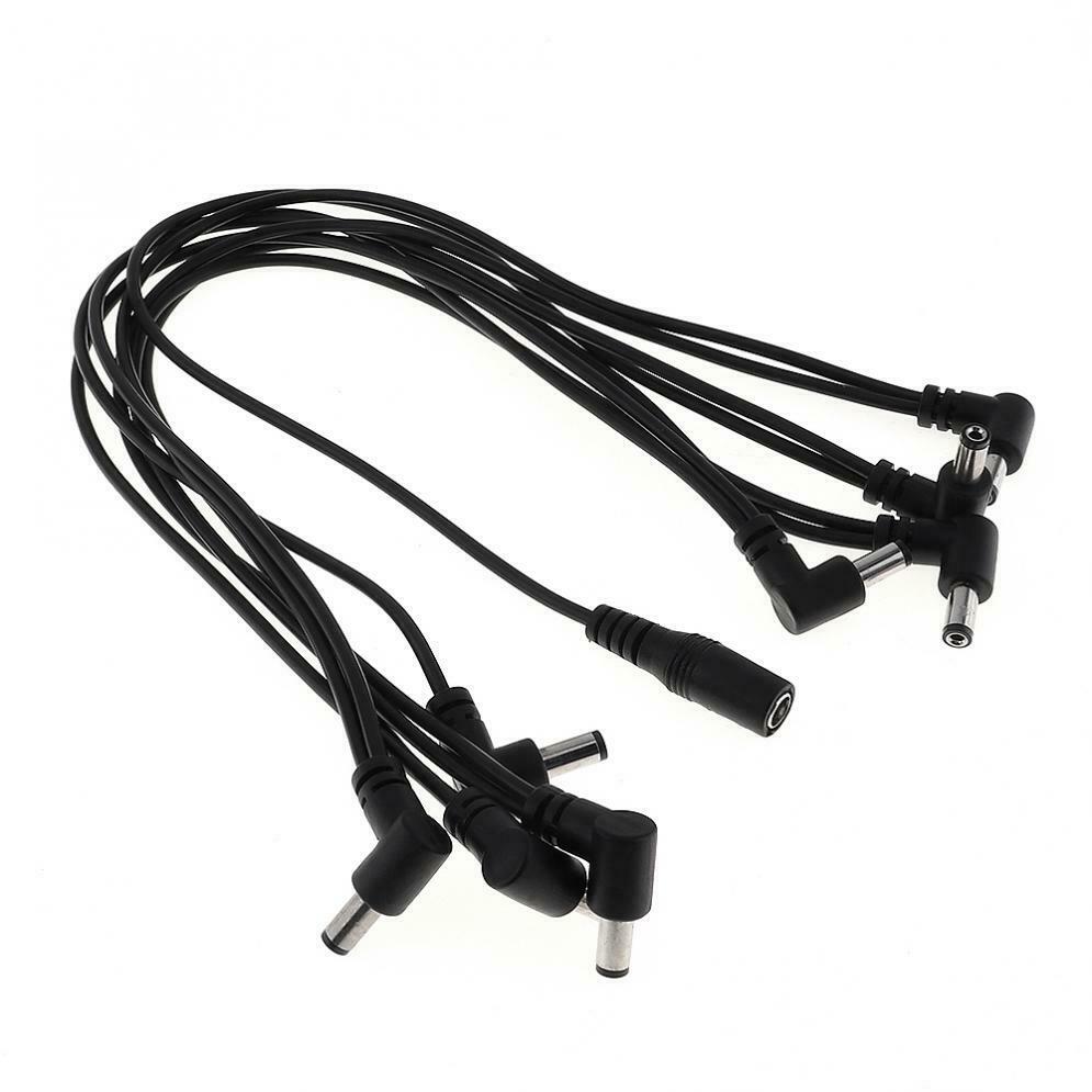 8XWay Electric Guitar Effect Pedal Cables 2.7M Wire Power Supply Cable Splitter