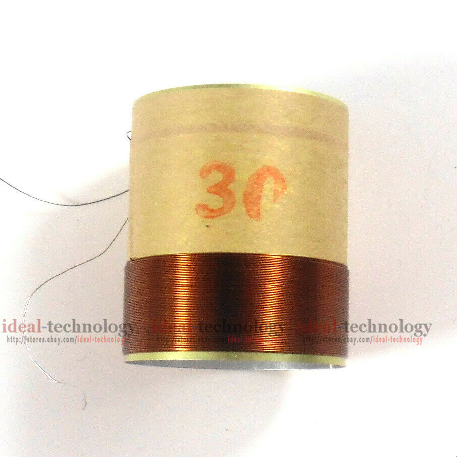 2pcs  30.5mm Voice coil Copper wire 8 Ohm For Loudspeaker Repair