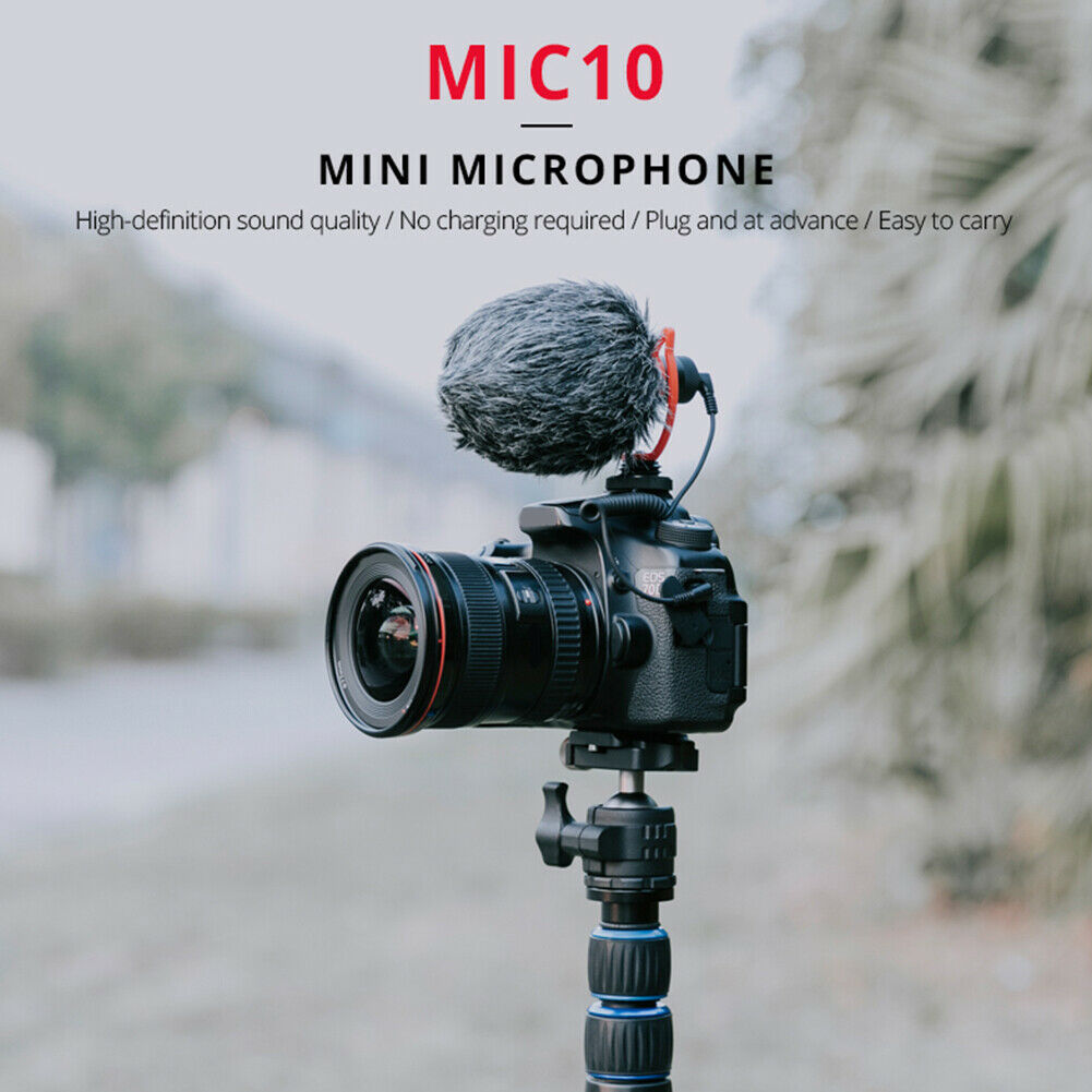 Mini Microphone Professional Video DSLR Camera Phone Live Recording Mic Wirele @