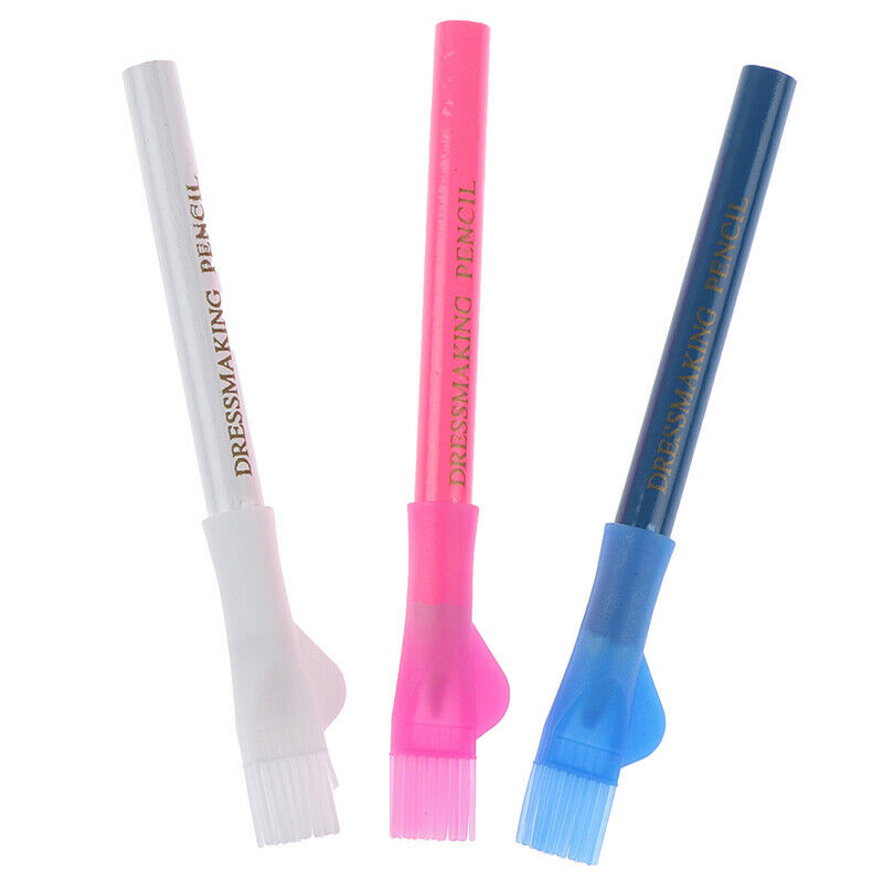 3pcs Tailor Chalk Pencils for Fabric Marking and Tracing Temporary Sewing.l8