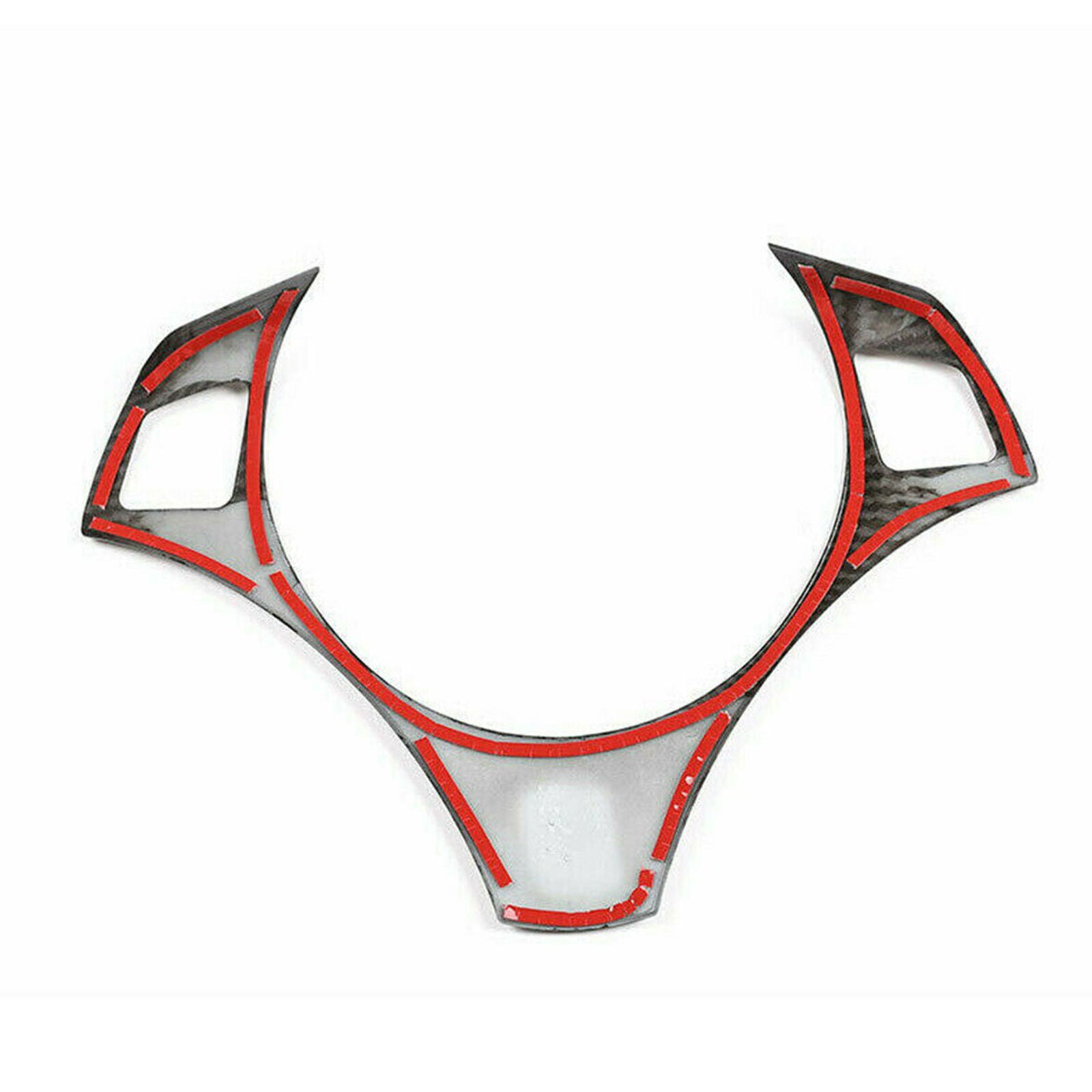 Steering Wheel Cover Decor Trim For BMW 3Series E90 325i 335i 05-12 Carbon Look