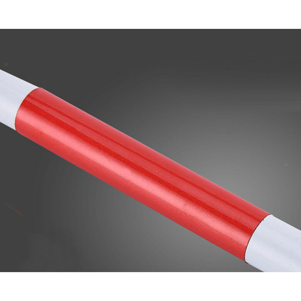 48.8 "foldable walking stick with wrist stripe reflector